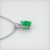 Emerald Pendant 0.65 Ct., 18K White Gold Preview