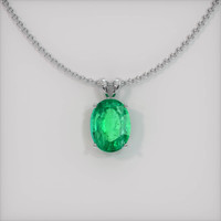 Emerald Pendant 1.47 Ct., 18K White Gold Preview