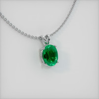 Emerald Pendant 1.84 Ct., 18K White Gold Preview