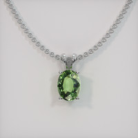 1.20 Ct. Gemstone Pendant, 18K White Gold 1