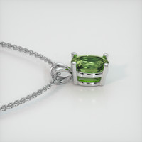 1.20 Ct. Gemstone Pendant, 18K White Gold 3