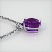 4.77 Ct. Gemstone Pendant, 18K White Gold 3