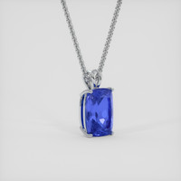 6.78 Ct. Blue Tanzanite Pendant, 18K White Gold 2