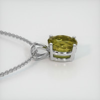 1.69 Ct. Gemstone Pendant, 18K White Gold 3