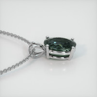 2.32 Ct. Gemstone Pendant, 18K White Gold 3