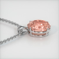12.01 Ct. Sapphire Pendant, 18K White Gold 3