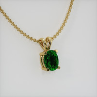 0.72 Ct. Gemstone Pendant, 14K Yellow Gold 2