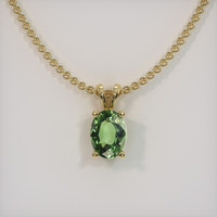 1.20 Ct. Gemstone Pendant, 14K Yellow Gold 1