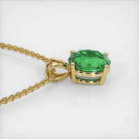 2.03 Ct. Gemstone Pendant, 14K Yellow Gold 3