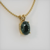 2.32 Ct. Gemstone Pendant, 14K Yellow Gold 2