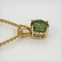 4.03 Ct. Gemstone Pendant, 14K Yellow Gold 3