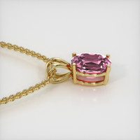 3.24 Ct. Gemstone Pendant, 14K Yellow Gold 3