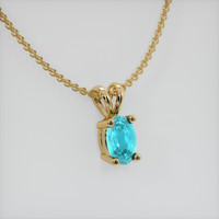 0.31 Ct. Gemstone Pendant, 14K Yellow Gold 2