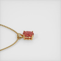 2.50 Ct. Sapphire Pendant, 14K Yellow Gold 3