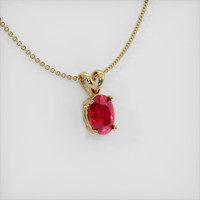 Ruby Pendant 1.54 Ct., 14K Yellow Gold Preview