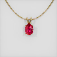 Ruby Pendant 1.57 Ct. 14K Yellow Gold Preview