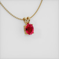 Ruby Pendant 1.57 Ct. 14K Yellow Gold Preview