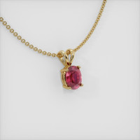 1.31 Ct. Ruby Pendant, 14K Yellow Gold 2