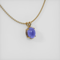 54.51 Ct. Blue Sapphire Pendant, 14K Yellow Gold 2