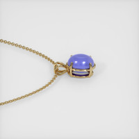 54.51 Ct. Blue Sapphire Pendant, 14K Yellow Gold 3