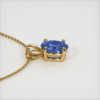 1.10 Ct. Sapphire Pendant, 18K Yellow Gold 3