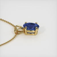 0.98 Ct. Sapphire Pendant, 18K Yellow Gold 3