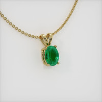 Emerald Pendant 0.76 Ct., 18K Yellow Gold Preview