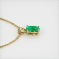 Emerald Pendant 1.11 Ct., 18K Yellow Gold Preview