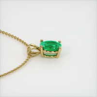 Emerald Pendant 0.65 Ct., 18K Yellow Gold Preview
