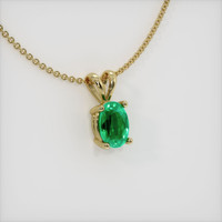 Emerald Pendant 0.48 Ct. 18K Yellow Gold Preview