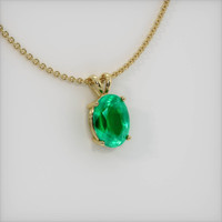 Emerald Pendant 1.47 Ct., 18K Yellow Gold Preview
