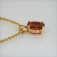 5.16 Ct. Gemstone Pendant, 18K Yellow Gold 3