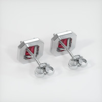 <span>2.24</span>&nbsp;<span class="tooltip-light">Ct.Tw.<span class="tooltiptext">Total Carat Weight</span></span> Ruby Earrings, Platinum 950 4