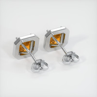 <span>5.07</span>&nbsp;<span class="tooltip-light">Ct.Tw.<span class="tooltiptext">Total Carat Weight</span></span> Sapphire Earrings, Platinum 950 4