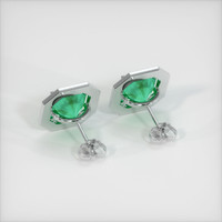 <span>4.51</span>&nbsp;<span class="tooltip-light">Ct.Tw.<span class="tooltiptext">Total Carat Weight</span></span> Emerald  Earring - Platinum 950