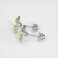 <span>1.33</span>&nbsp;<span class="tooltip-light">Ct.Tw.<span class="tooltiptext">Total Carat Weight</span></span> Sapphire Earrings, 14K White Gold 2