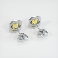 <span>1.33</span>&nbsp;<span class="tooltip-light">Ct.Tw.<span class="tooltiptext">Total Carat Weight</span></span> Sapphire Earrings, 14K White Gold 4