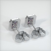 <span>1.35</span>&nbsp;<span class="tooltip-light">Ct.Tw.<span class="tooltiptext">Total Carat Weight</span></span> Sapphire Earrings, 14K White Gold 4