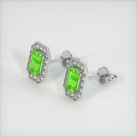 <span>0.50</span>&nbsp;<span class="tooltip-light">Ct.Tw.<span class="tooltiptext">Total Carat Weight</span></span> Gemstone Earrings, 14K White Gold 2