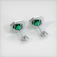 Emerald Earrings 1.80 Ct.Tw.Total Carat Weight, 18K White Gold Preview