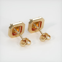 <span>5.07</span>&nbsp;<span class="tooltip-light">Ct.Tw.<span class="tooltiptext">Total Carat Weight</span></span> Sapphire Earrings, 18K Yellow Gold 4