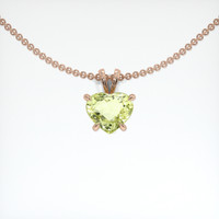 1.04 Ct. Gemstone Pendant, 14K Rose Gold 1