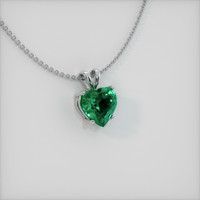 Emerald Pendant 2.11 Ct. 18K White Gold Preview