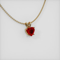 Ruby Pendant 0.80 Ct., 14K Yellow Gold Preview
