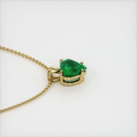 1.83 Ct. Emerald Pendant, 18K Yellow Gold 3