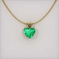 Emerald Pendant 3.67 Ct. 18K Yellow Gold Preview