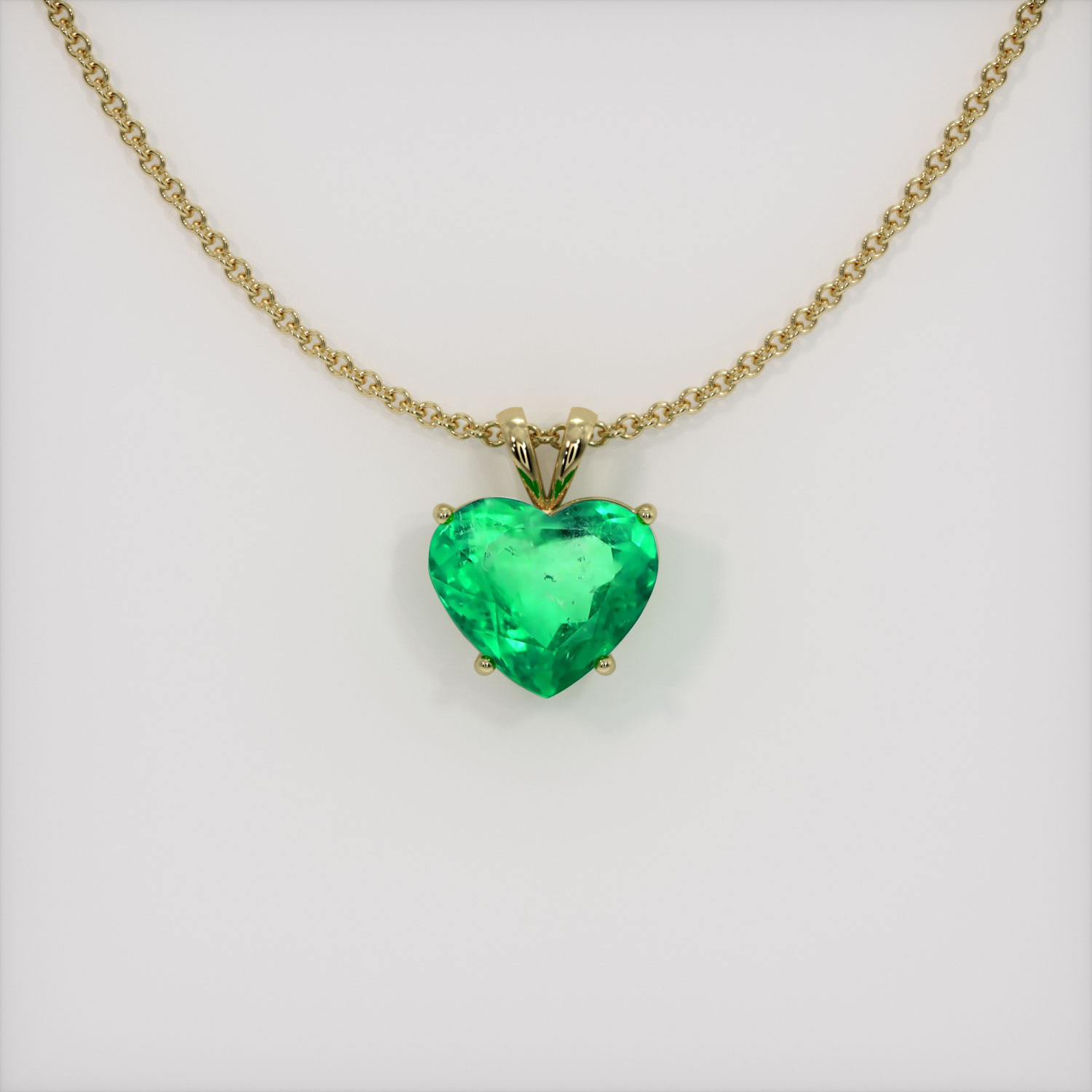 P38, Heart Pendant, Heart Gemstone, Art Nouveau Necklace #P38 – Silver  Embrace