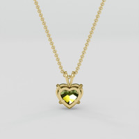 3.51 Ct. Alexandrite Pendant, 18K Yellow Gold 4