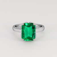 2.29 Ct. Emerald Ring, Platinum 950 1