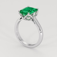 2.29 Ct. Emerald Ring, Platinum 950 2